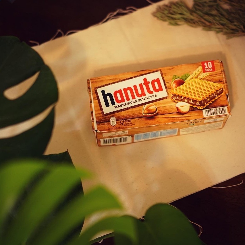 德國超市必買零食：Ferrero Hanuta 巧克力威化餅